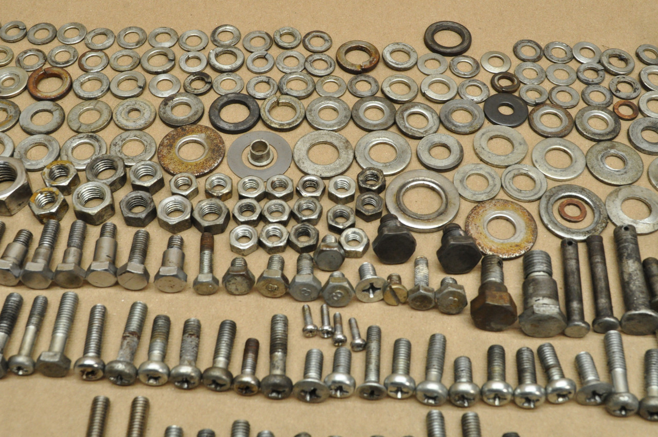 Vintage Used OEM Honda CD175 K3 Bolt Screw Washer Nut Spring Hardware Lot