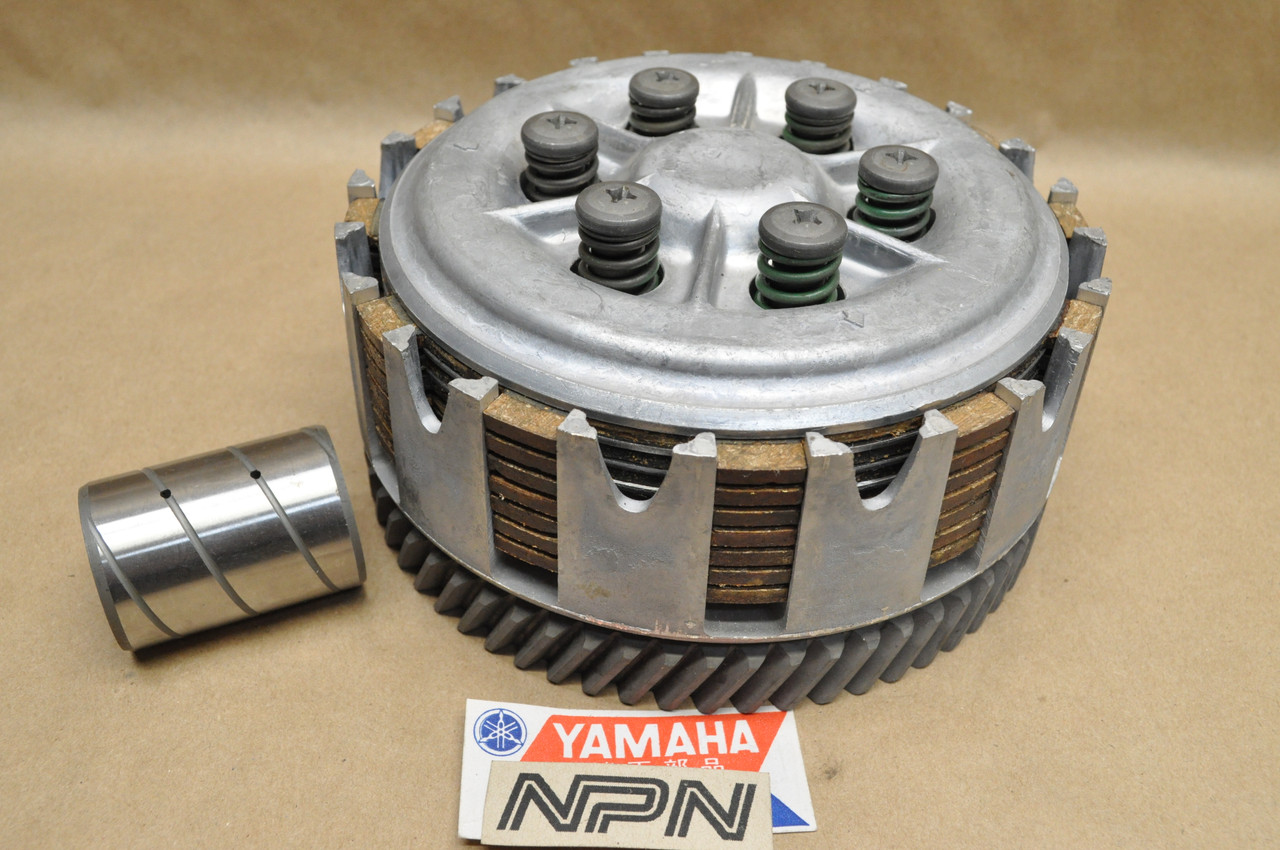 NOS Yamaha 1973 DT360 Driven Gear Clutch Basket Plate Disc Assy 445-16301-00