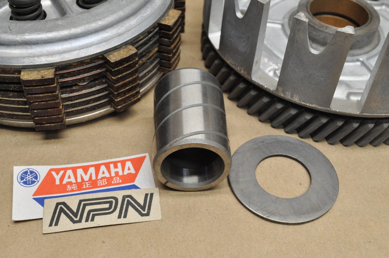 NOS Yamaha 1973 DT360 Driven Gear Clutch Basket Plate Disc Assy 445-16301-00