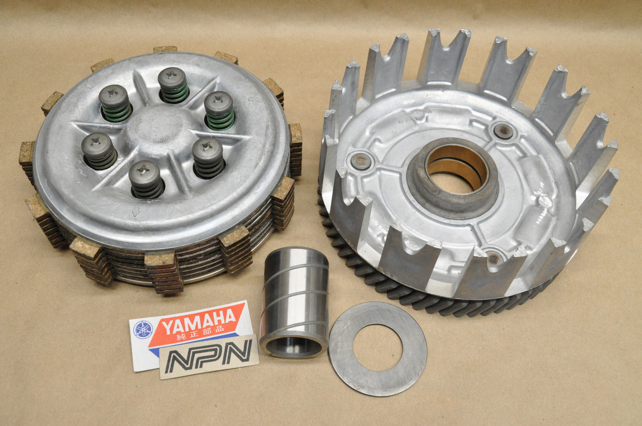 NOS Yamaha 1973 DT360 Driven Gear Clutch Basket Plate Disc Assy 445-16301-00
