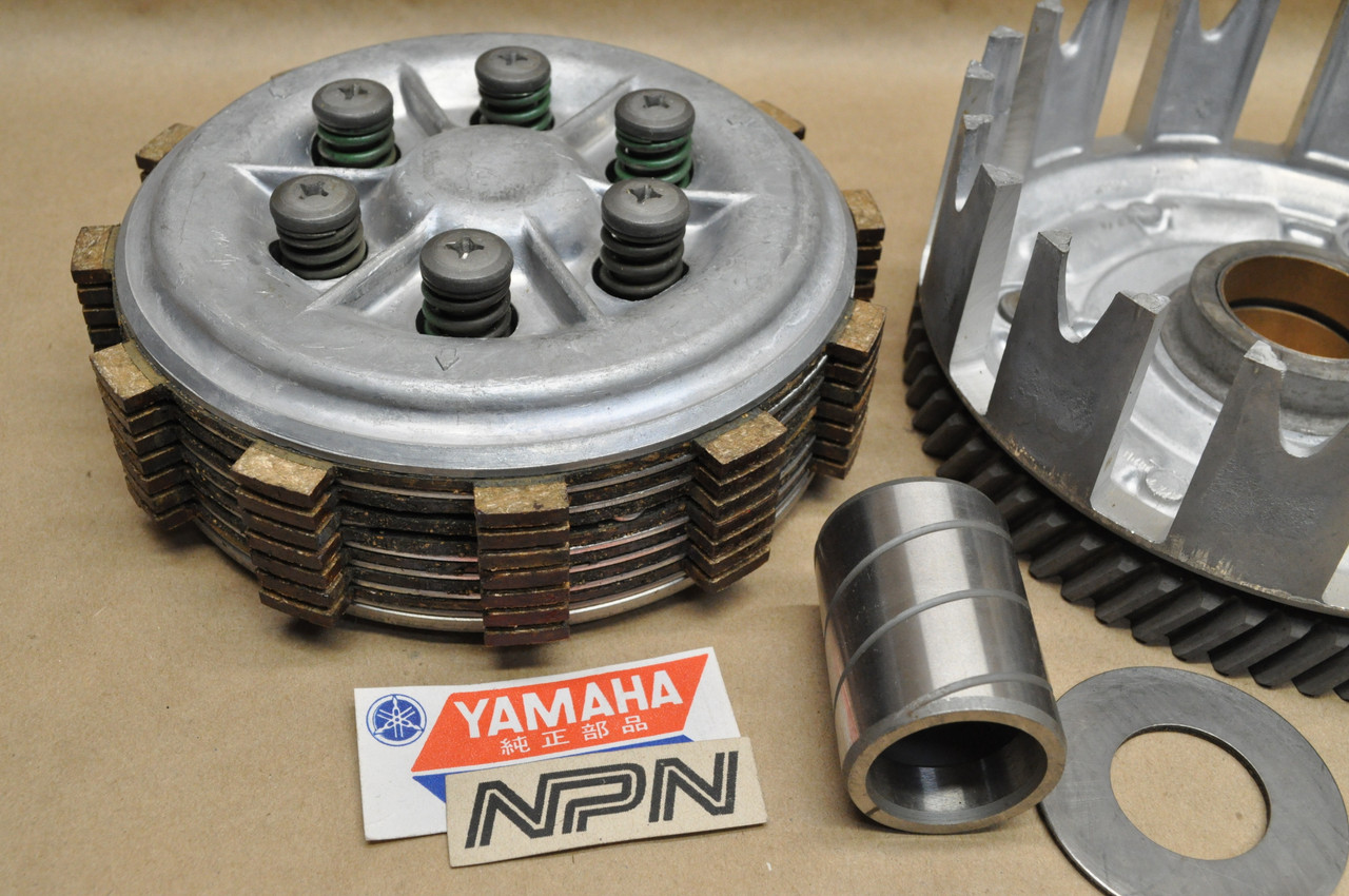 NOS Yamaha 1973 DT360 Driven Gear Clutch Basket Plate Disc Assy 445-16301-00