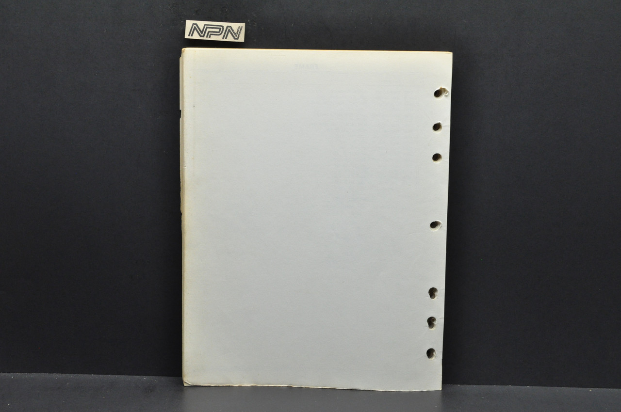 Vintage 1977 Honda CT125 '77 Trail 125 Parts Catalog Diagram Manual