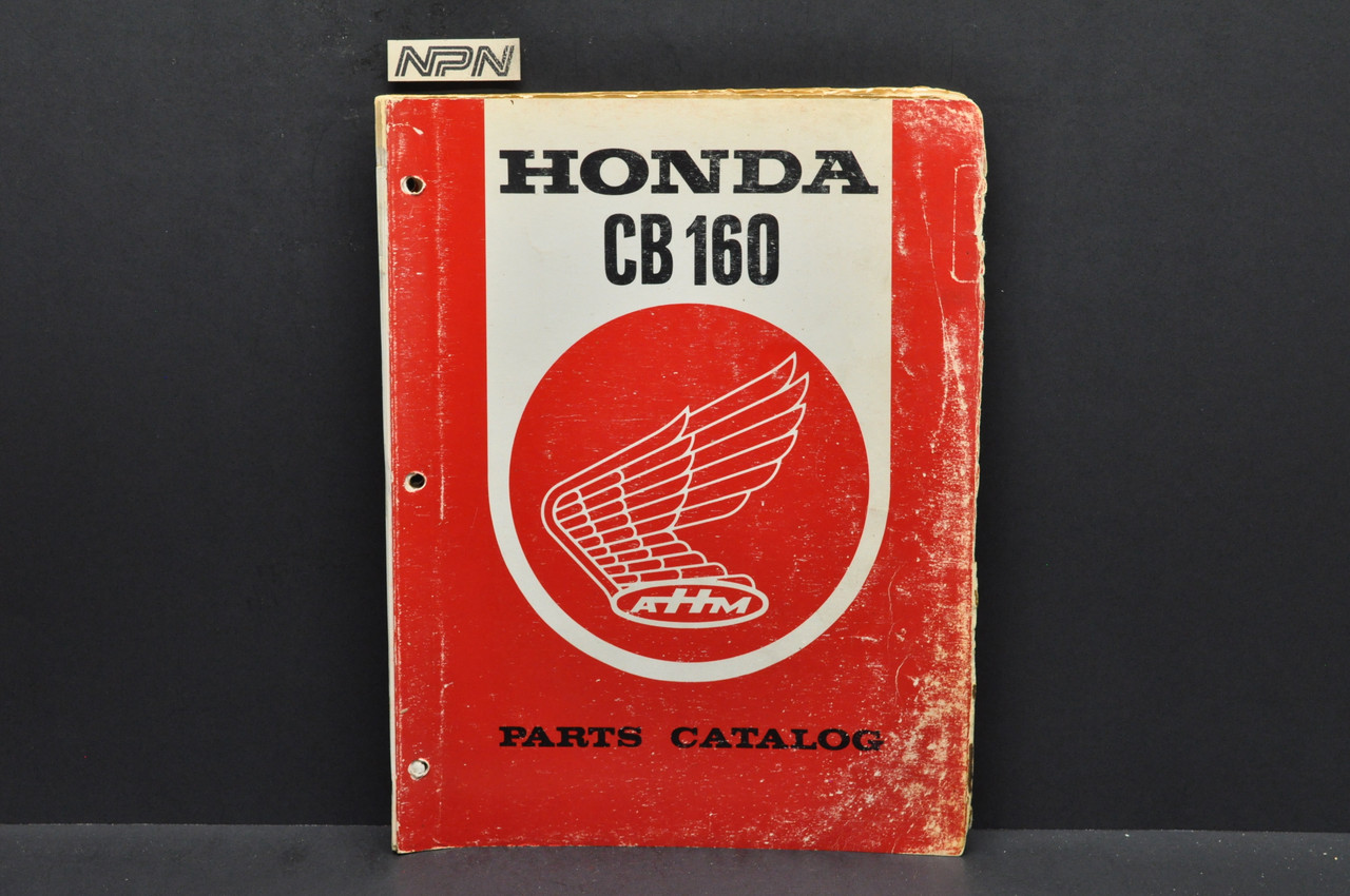 Vtg 1974-75 Honda CR125 M Elsinore M0-M1 Parts Catalog Book