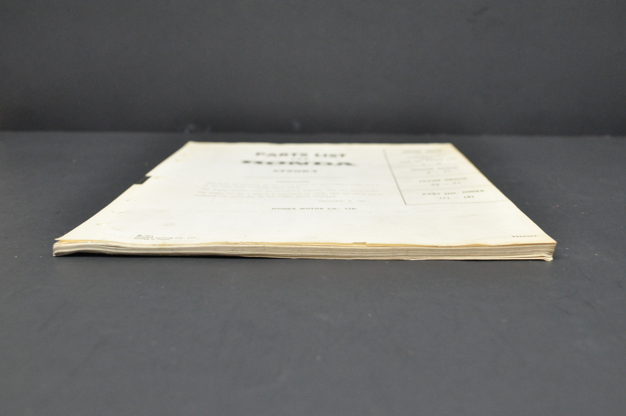 Vintage 1972-73 Honda CT90 K4 Trail 90 Parts Catalog Book Diagram Manual