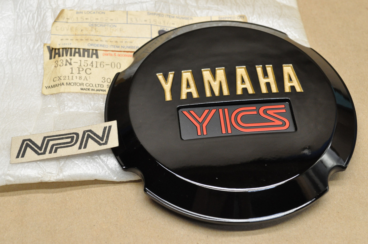 NOS Yamaha 1983 XJ750 Midnight Maxim Black Oil Pump Cover 33N
