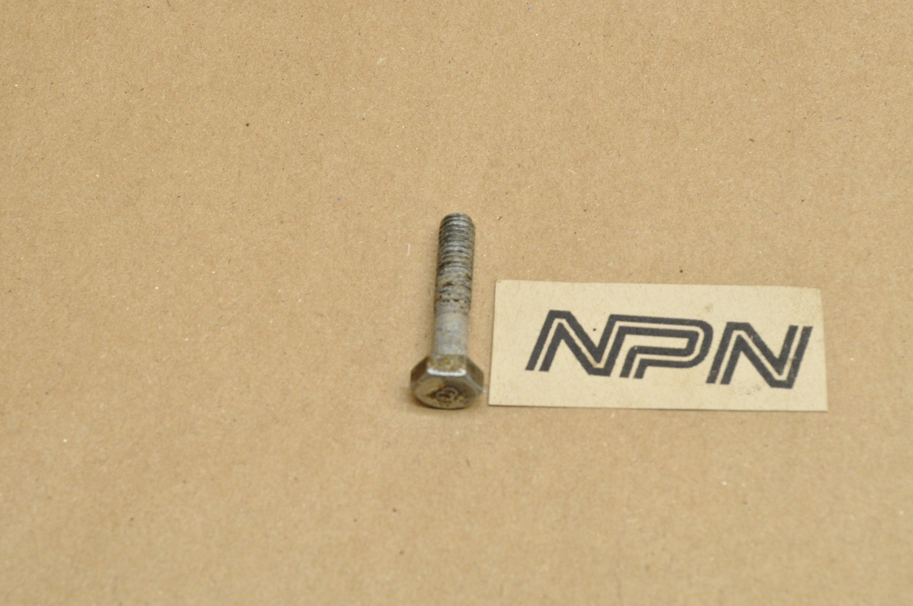 Vtg OEM Honda CT70 Silver Tag Large 8 Front Brake Hex Bolt 6x28 92000-06028