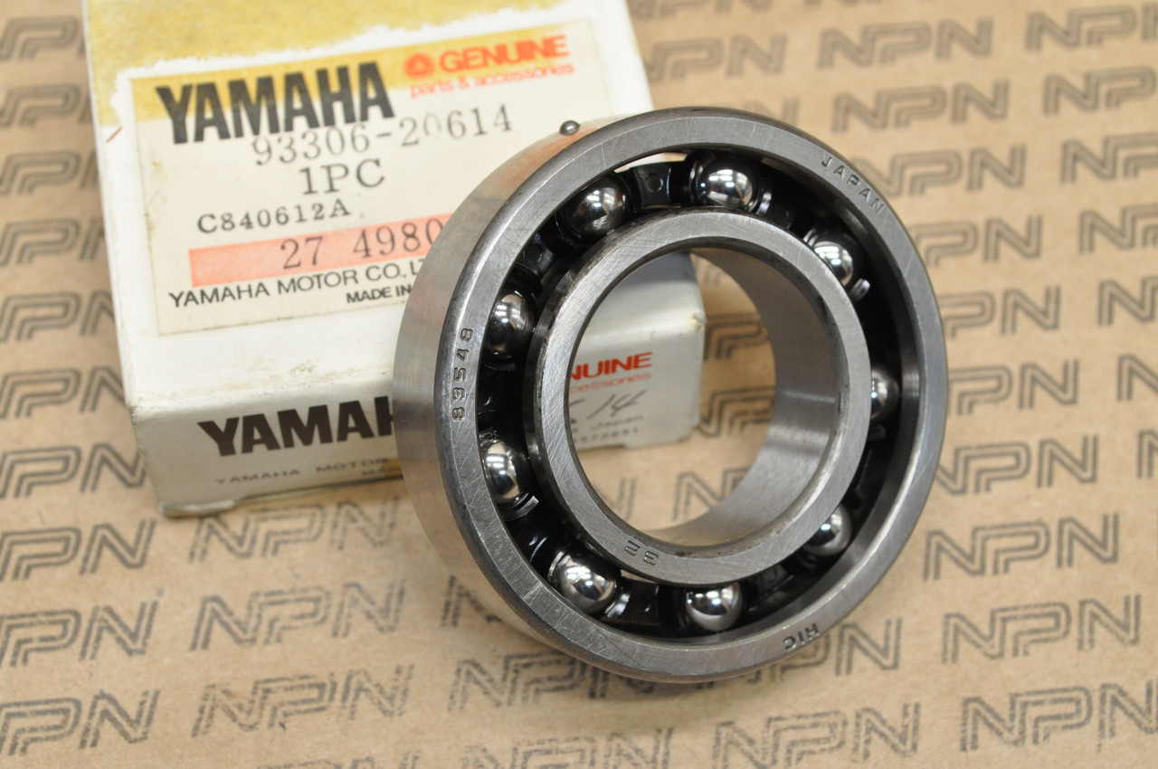 NOS Yamaha TD3 TR3 TZ250 TZ350 TZ750 Crank Shaft Ball Bearing 93306-20614