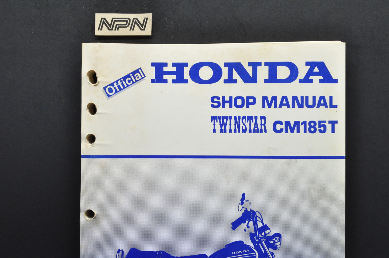 Vintage 1978 Honda CM185 T Twinstar Motorcycle Shop Service Repair Manual