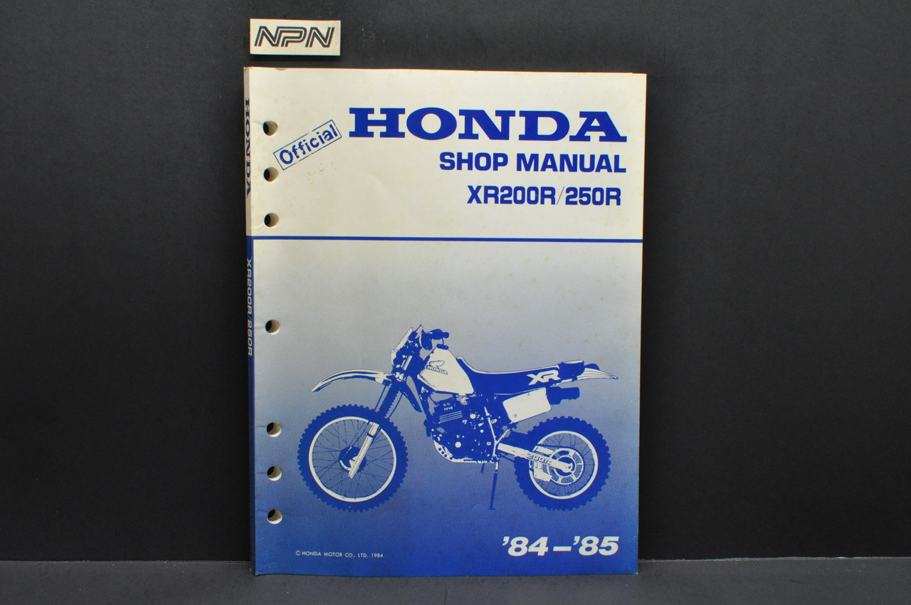 HONDA XR250/XRバハ・C200 サービスマニュアル ホンダ（HONDA） XR250 XRバハ サービスマニュアル 正規 中古 バイク