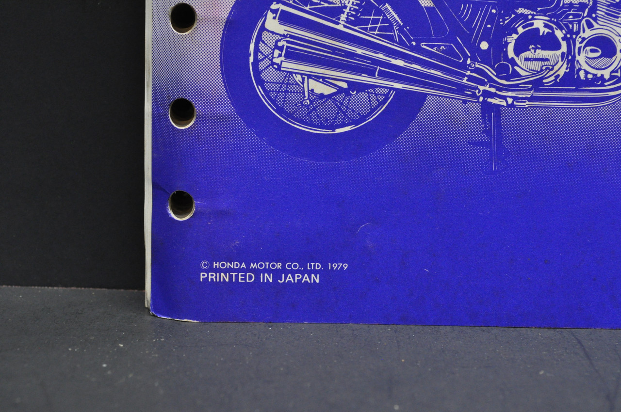 Vintage 1979 Honda CB750 K LTD CB750 F Motorcycle Shop Service Repair Manual