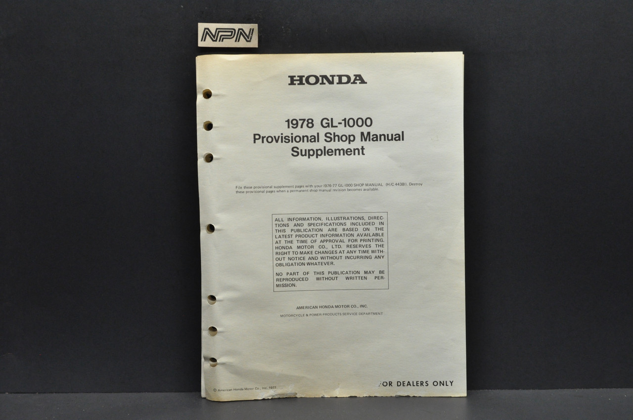 Vtg 1974-75 Honda CR125 M Elsinore M0-M1 Parts Catalog Book 