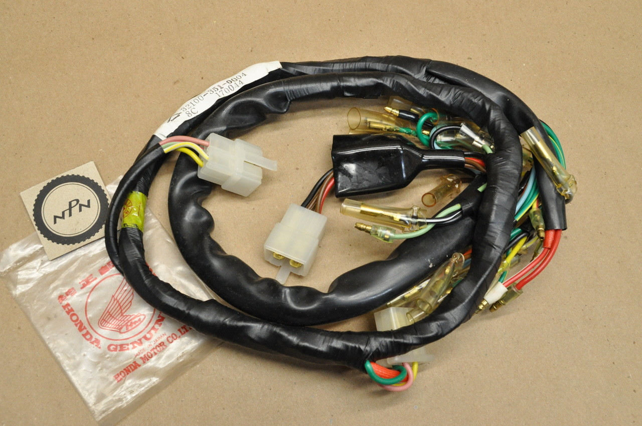 NOS Honda CB200 T CL200  Wire Wiring Harness 32100-351-000