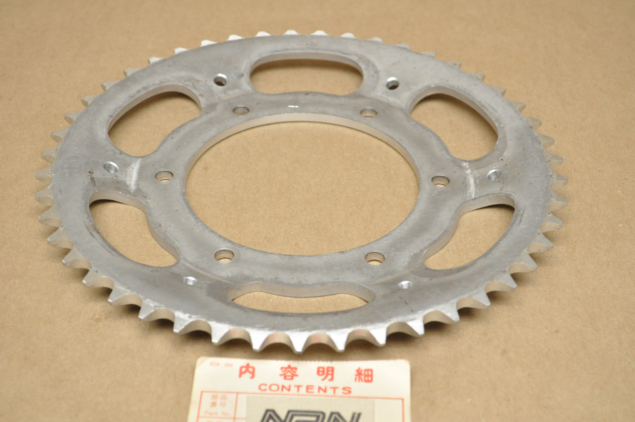 NOS Honda 1975-76 CR250 M Alloy Rear Chain Drive Sprocket 47T 41201-381-000