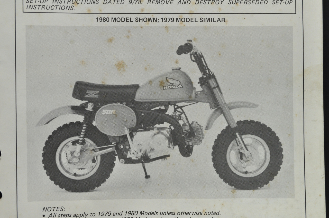 HONDA Z50J/Z50R サービスマニュアル セット HONDA Z50J⁄Z50R サービスマニュアル セット