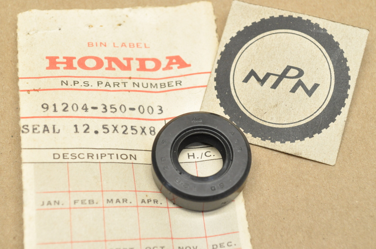 NOS Honda CB400 T CB650 CB750 F CB900 CM400 T Crank Case Oil Seal 91204-350-003