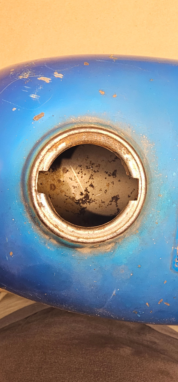 Vintage Used OEM Honda 1974 Z50 K5 Fuel Gas Tank Blue 17500-130