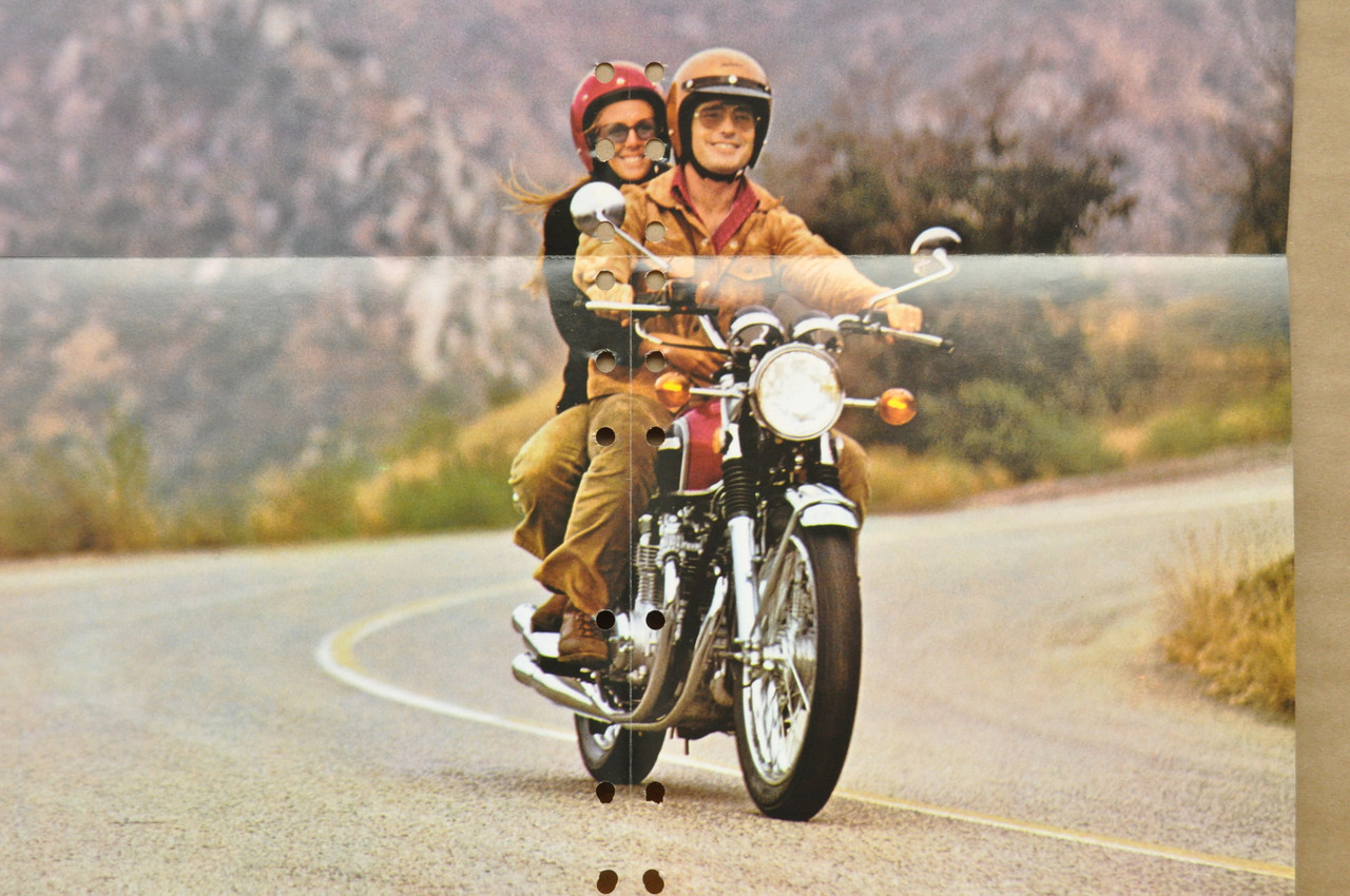 Vintage 1974 Honda CB750 K4 CB550  Dealer Sales Spec Brochure Mini Poster