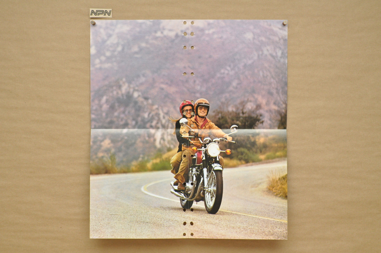 Vintage 1974 Honda CB750 K4 CB550  Dealer Sales Spec Brochure Mini Poster