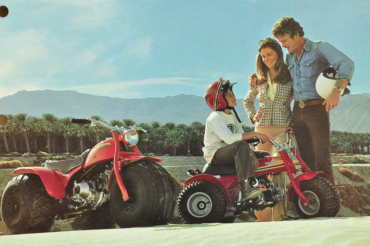 Vintage 1974 Honda ATC90 K2 ATC70 K1 Dealer Sales Spec Brochure Mini Poster