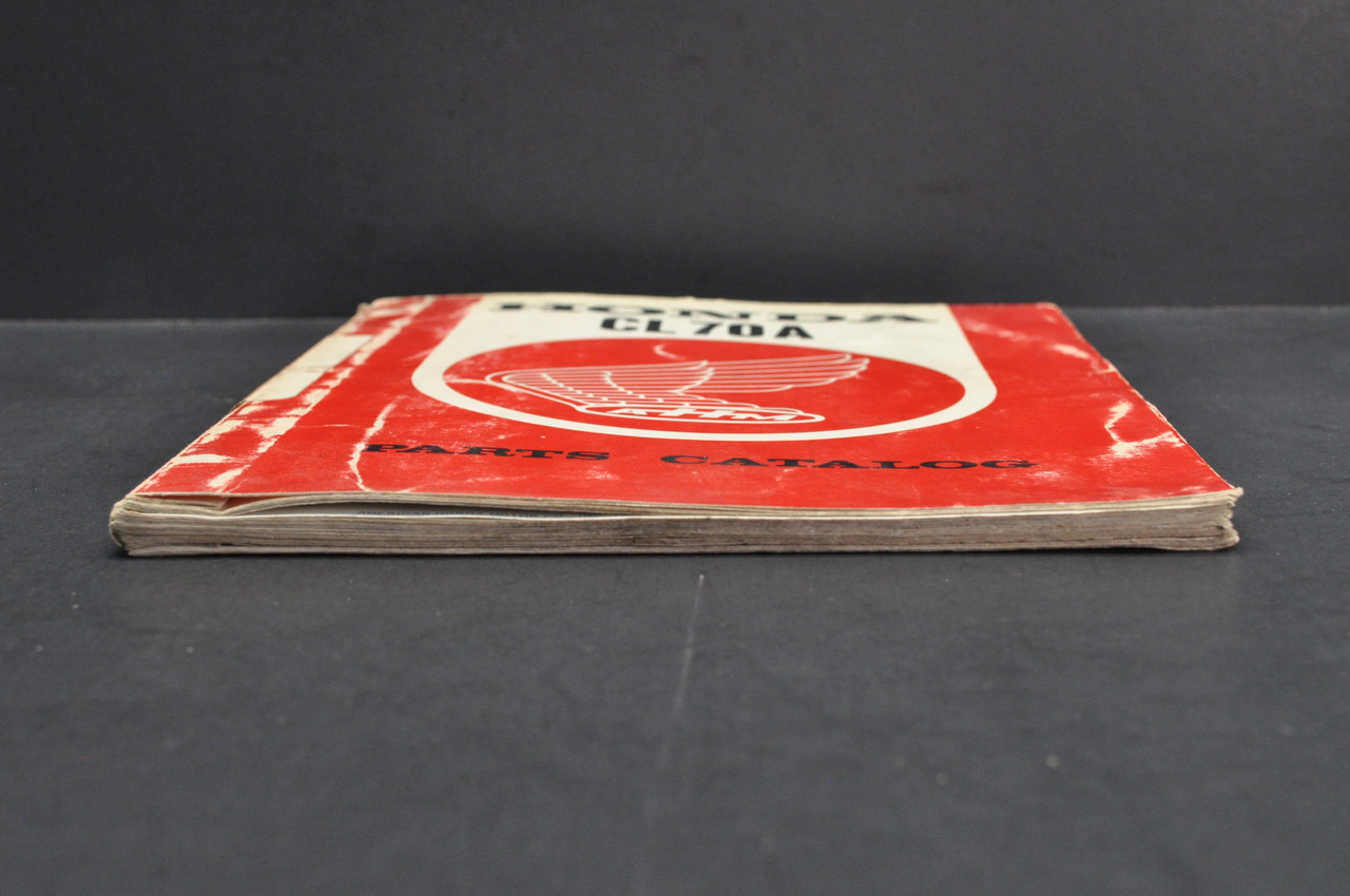 Vintage 1969-71 Honda CL70 K0-K2 Parts Catalog Book Diagram Manual