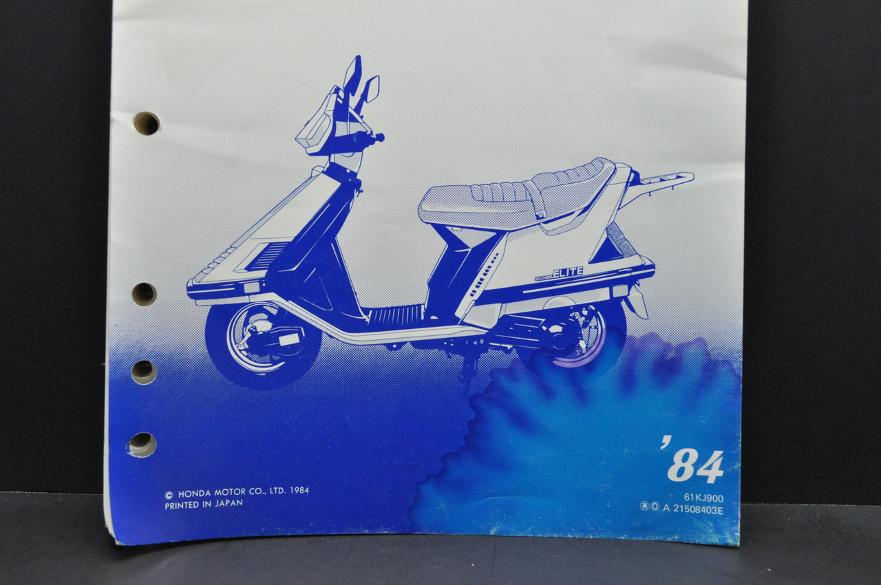 Vintage 1984 Honda CH125 Elite 125 Scooter Shop Service Repair Manual