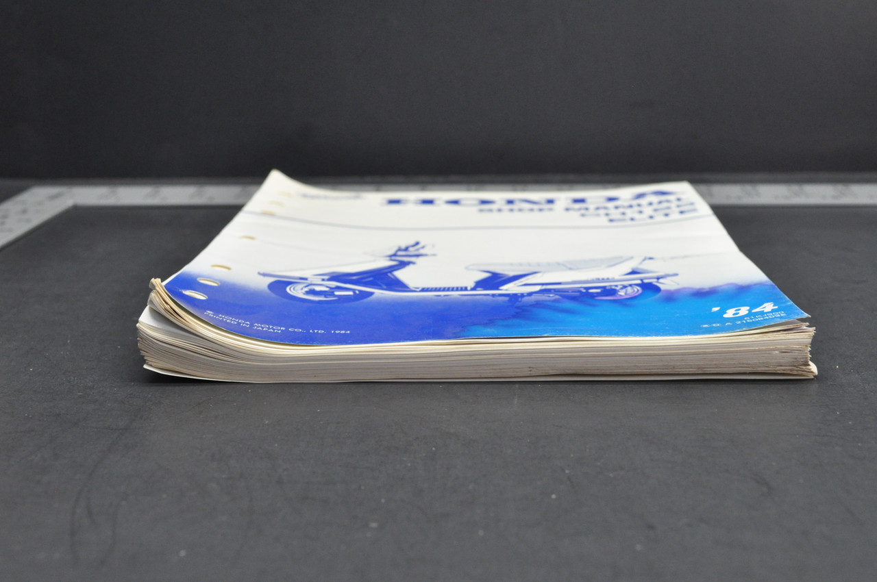 Vintage 1984 Honda CH125 Elite 125 Scooter Shop Service Repair Manual