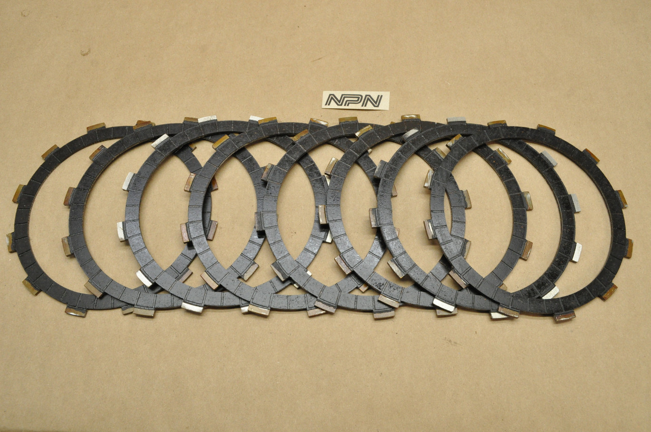 Vtg OEM Honda CB350 CB550 CR450 CR480 SL350 XL250 XL350 Clutch Disk Qty8 22201-286-010