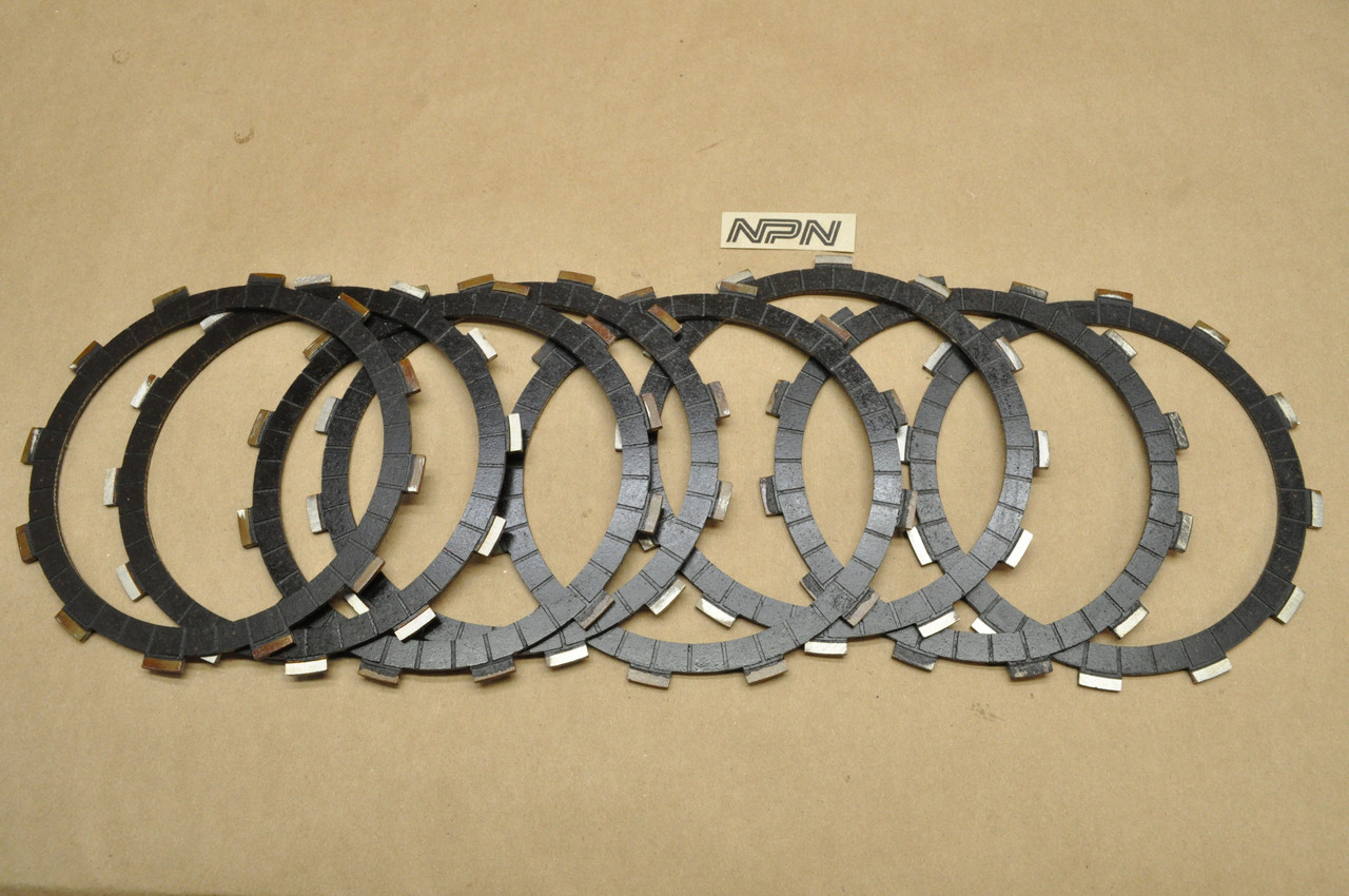 Vtg OEM Honda CB350 CB550 CR450 CR480 SL350 XL250 XL350 Clutch Disk Qty8 22201-286-010