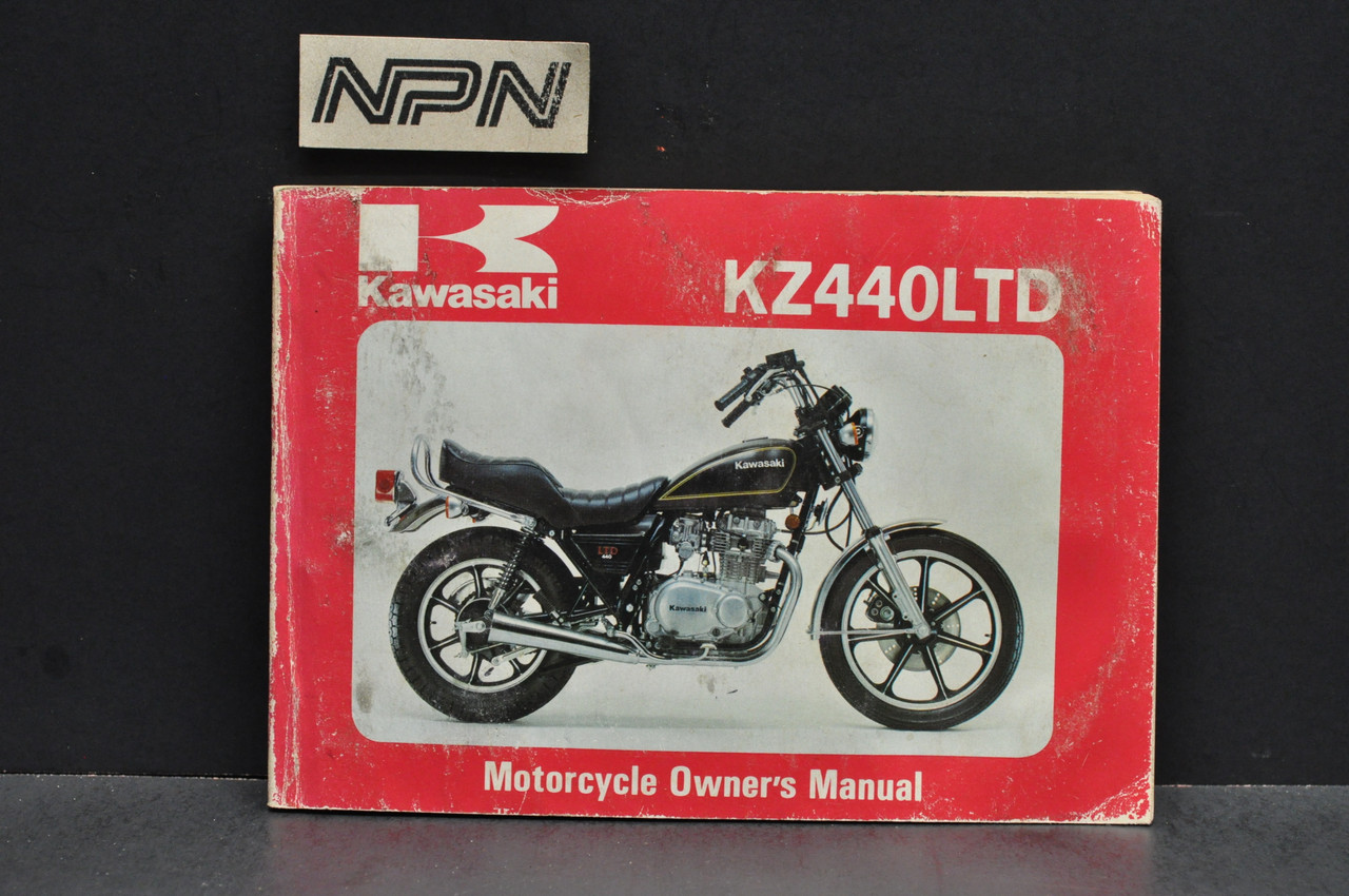 Vintage 1979-80 Kawasaki KZ440 LTD A1 Motorcycle Owners Manual