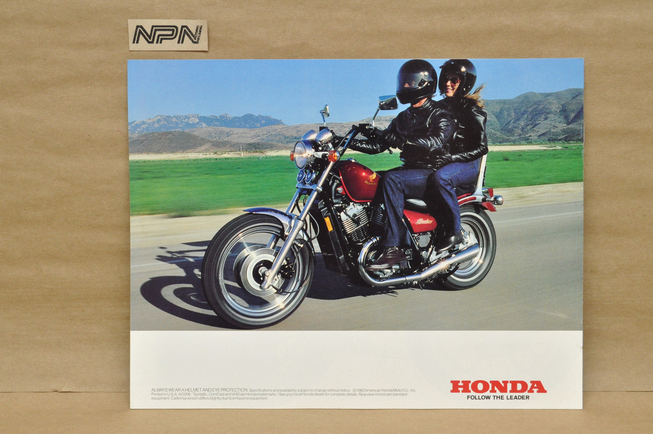 Vtg NOS 84 Honda VT700 C VT500 C Shadow 500 Dealer Sales Brochure