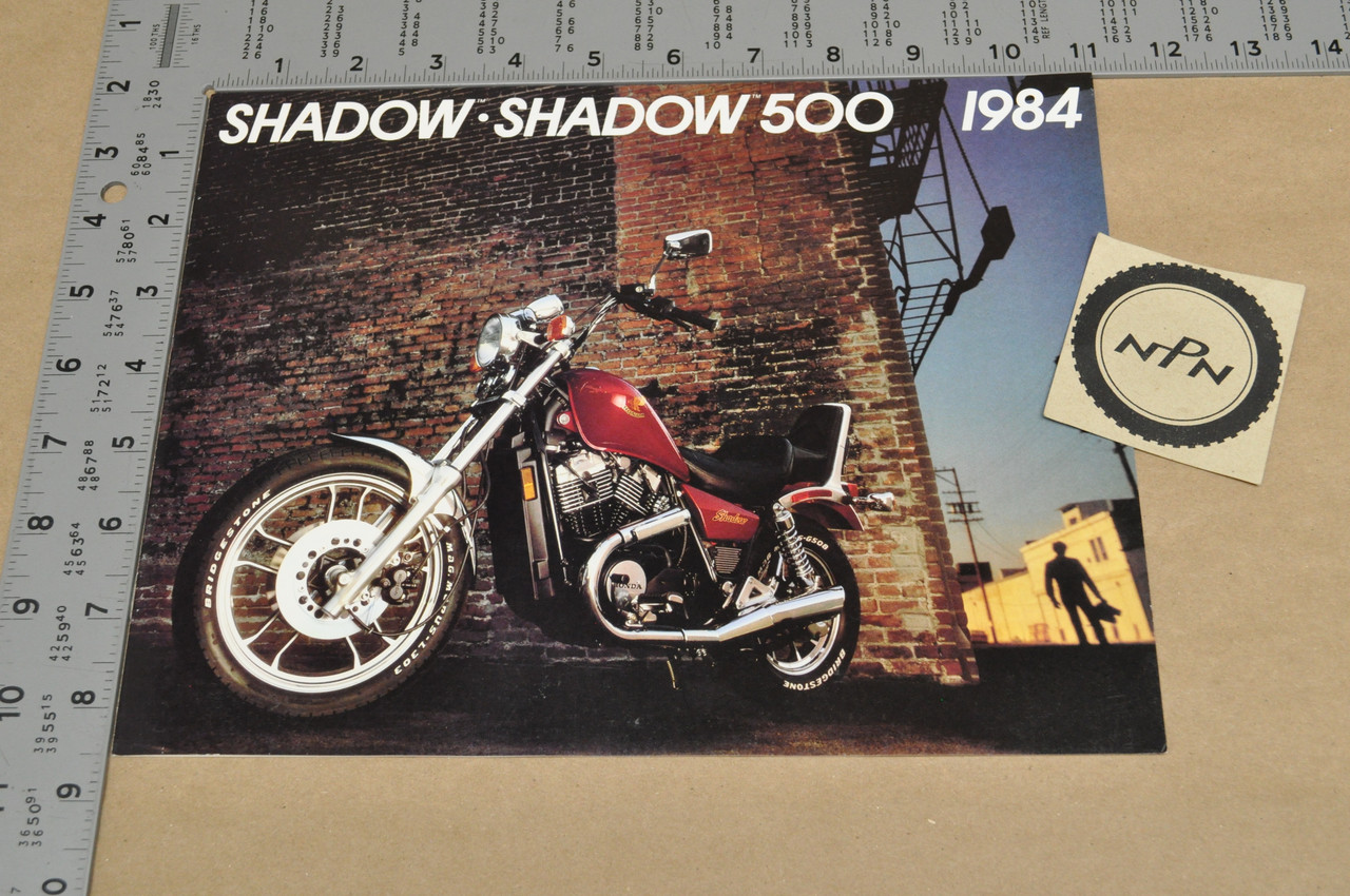 Vtg NOS 84 Honda VT700 C VT500 C Shadow 500 Dealer Sales Brochure