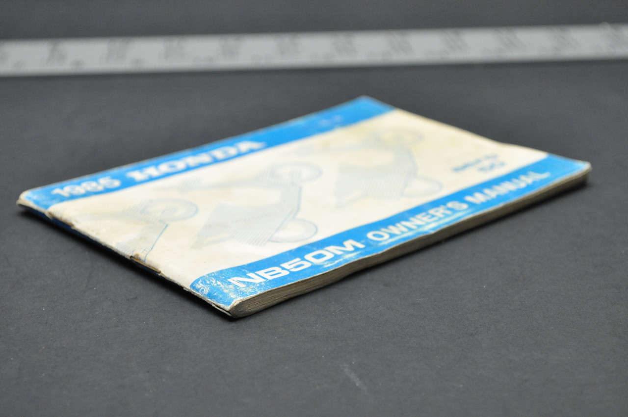 Vintage 1985 Honda NB50 M Aero 50 Scooter Owners Manual