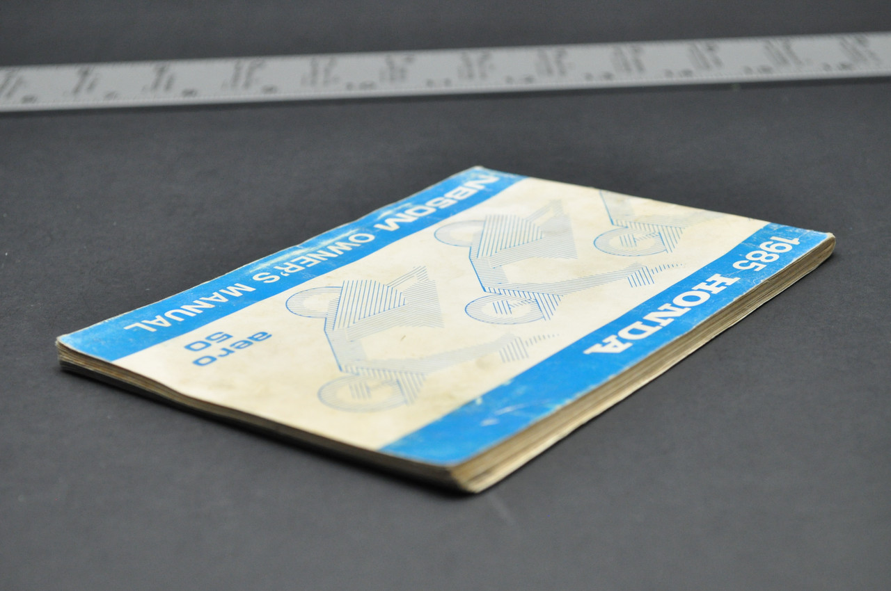 Vintage 1985 Honda NB50 M Aero 50 Scooter Owners Manual