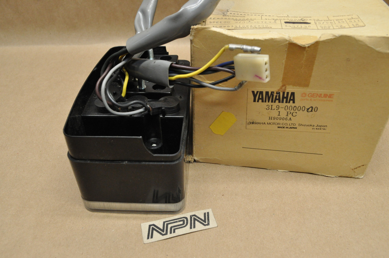 NOS Yamaha LC50 QT50 Yamahopper Speedometer MPH KMH Gauge 3L9-00000-10