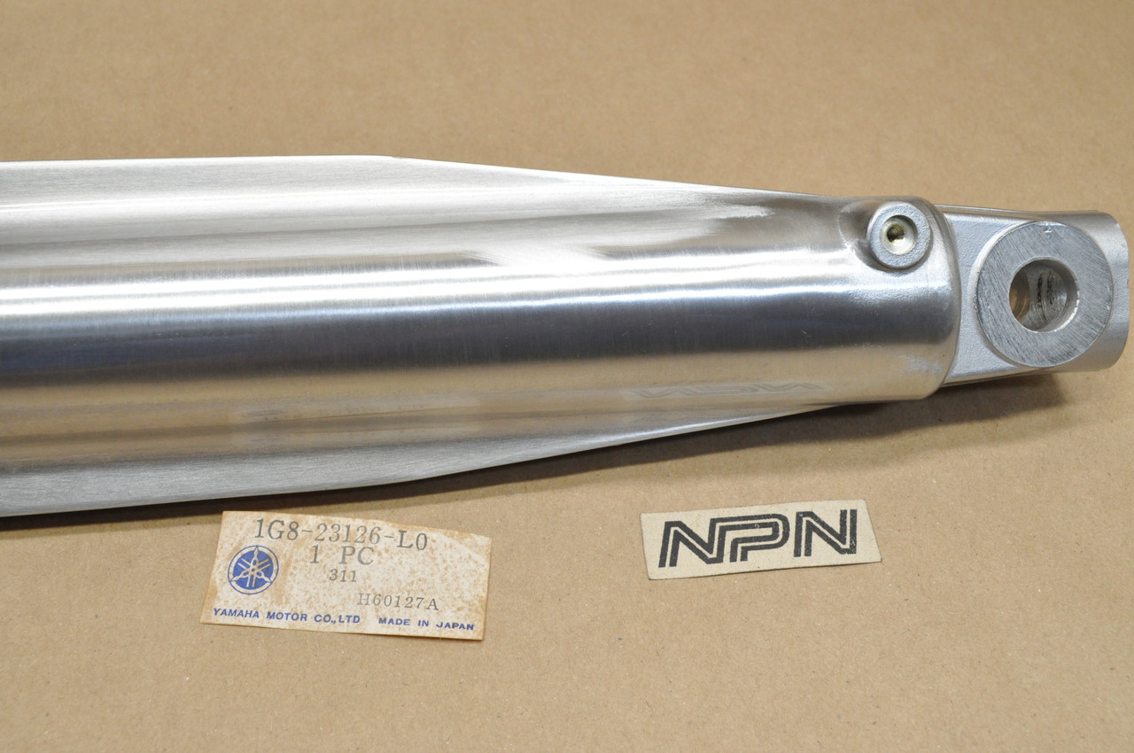 NOS Yamaha 1976 YZ125 YZ175 Left Side Outer Fork Tube 1G8-23126-L0