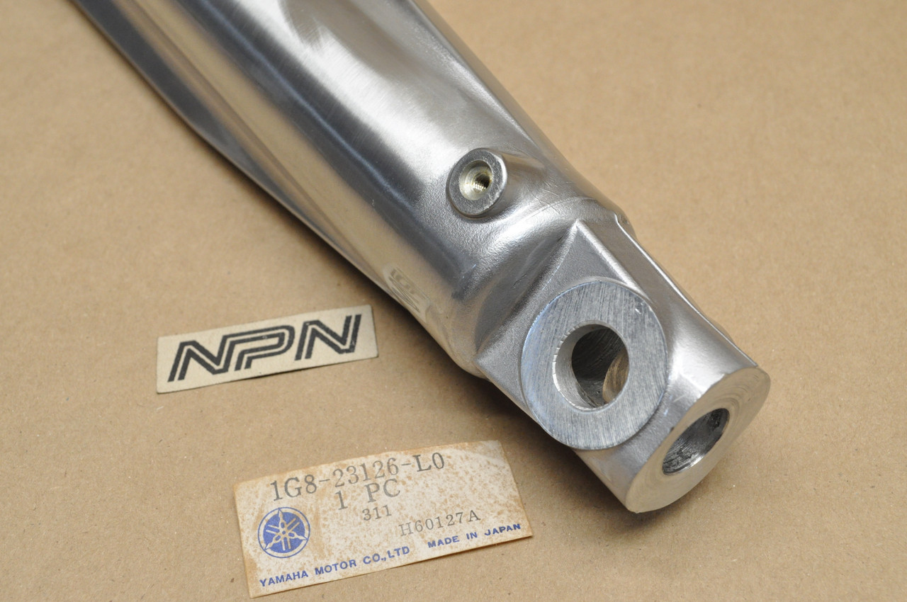 NOS Yamaha 1976 YZ125 YZ175 Left Side Outer Fork Tube 1G8-23126-L0