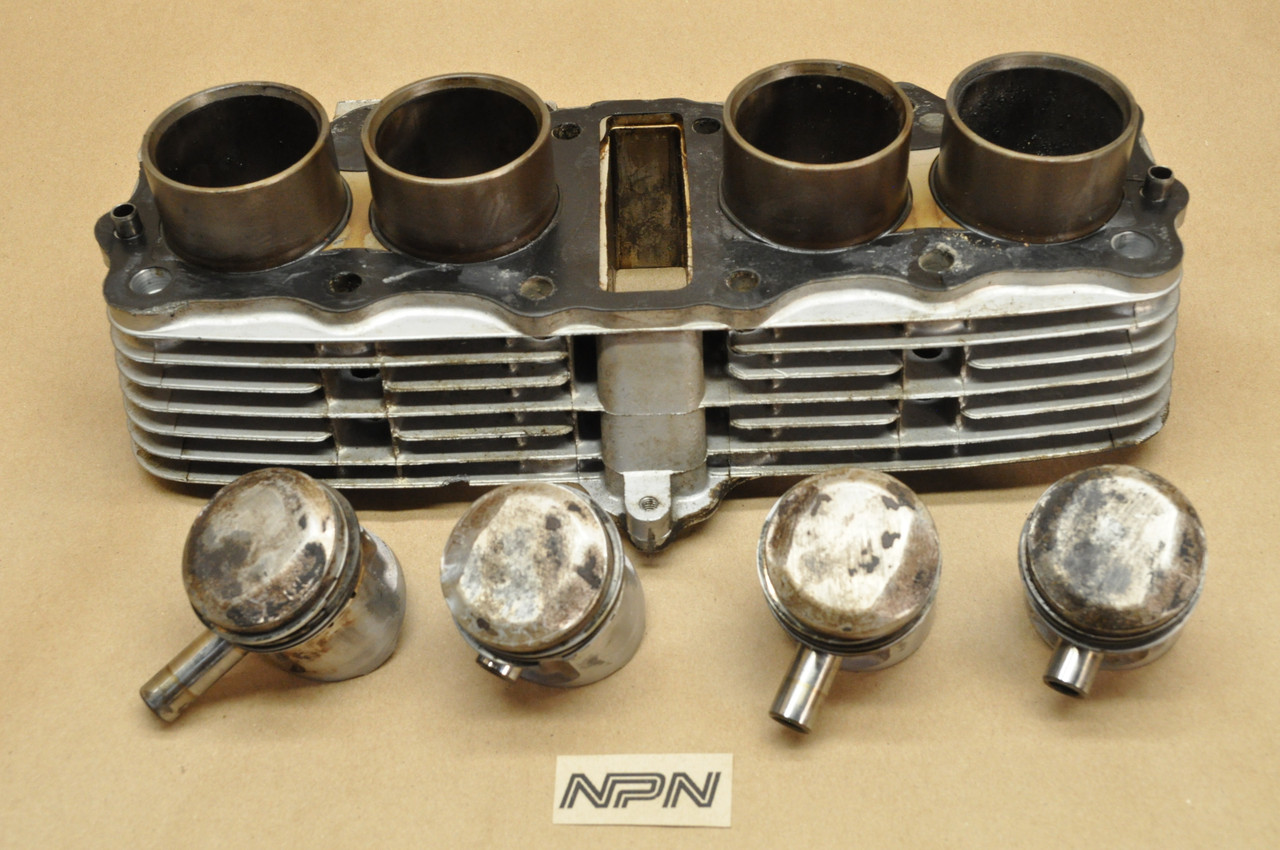 Vintage Used OEM Honda 1974 CB350 F Cylinder Jug & Pistons 12100-333-030