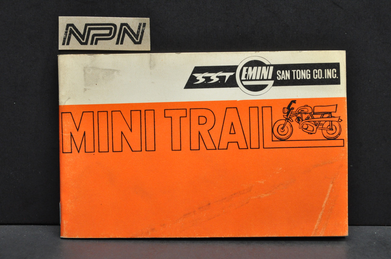 Vtg NOS 69-70 Gemini SST 50 Mini Trail Motorcycle Owners Manual