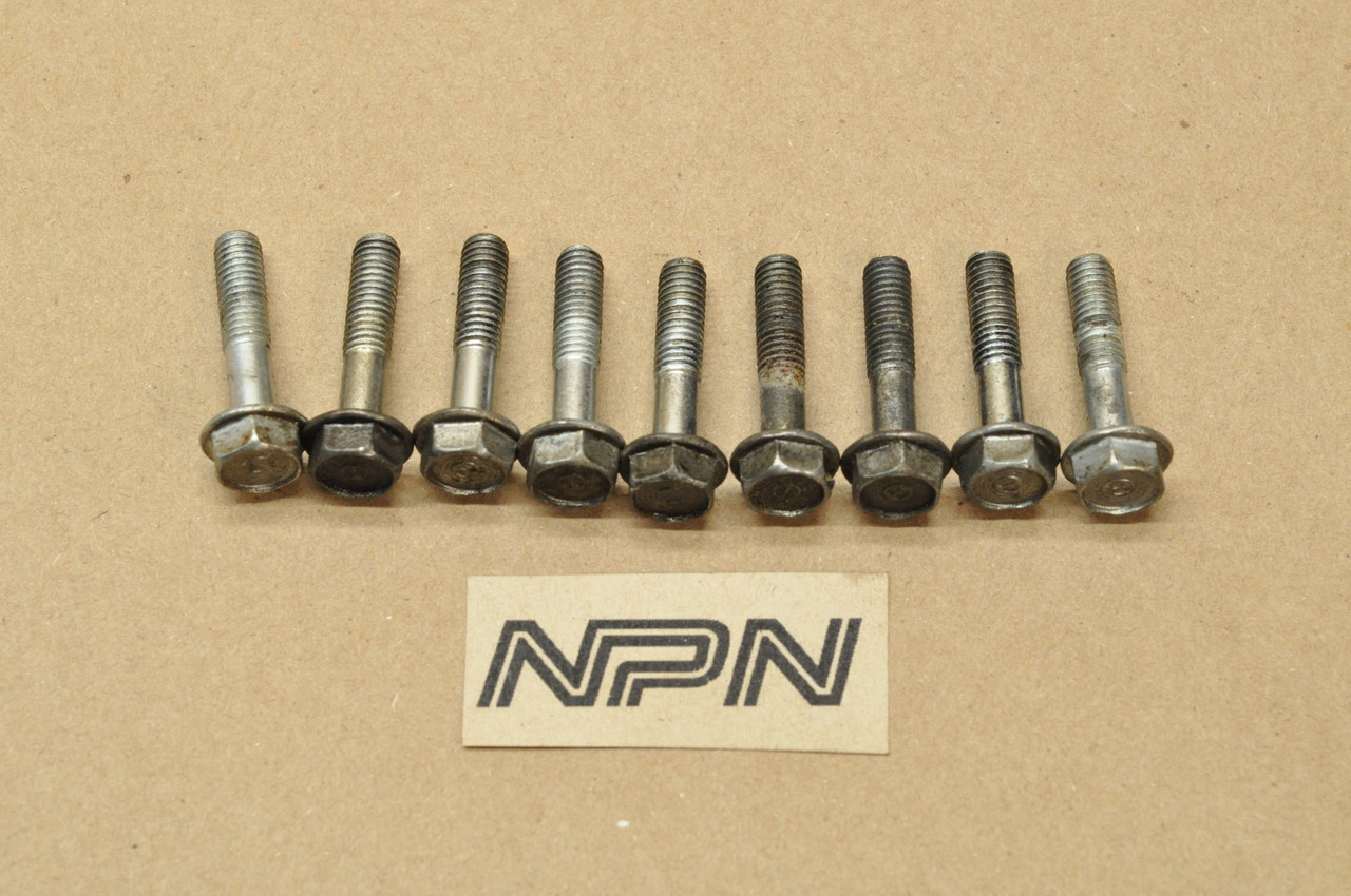 Vtg Used OEM Honda CB350 CB750 CB900 CBX CT70 FL350 XL350 XR250 XR500 Bolt Qty9 95700-06028-00