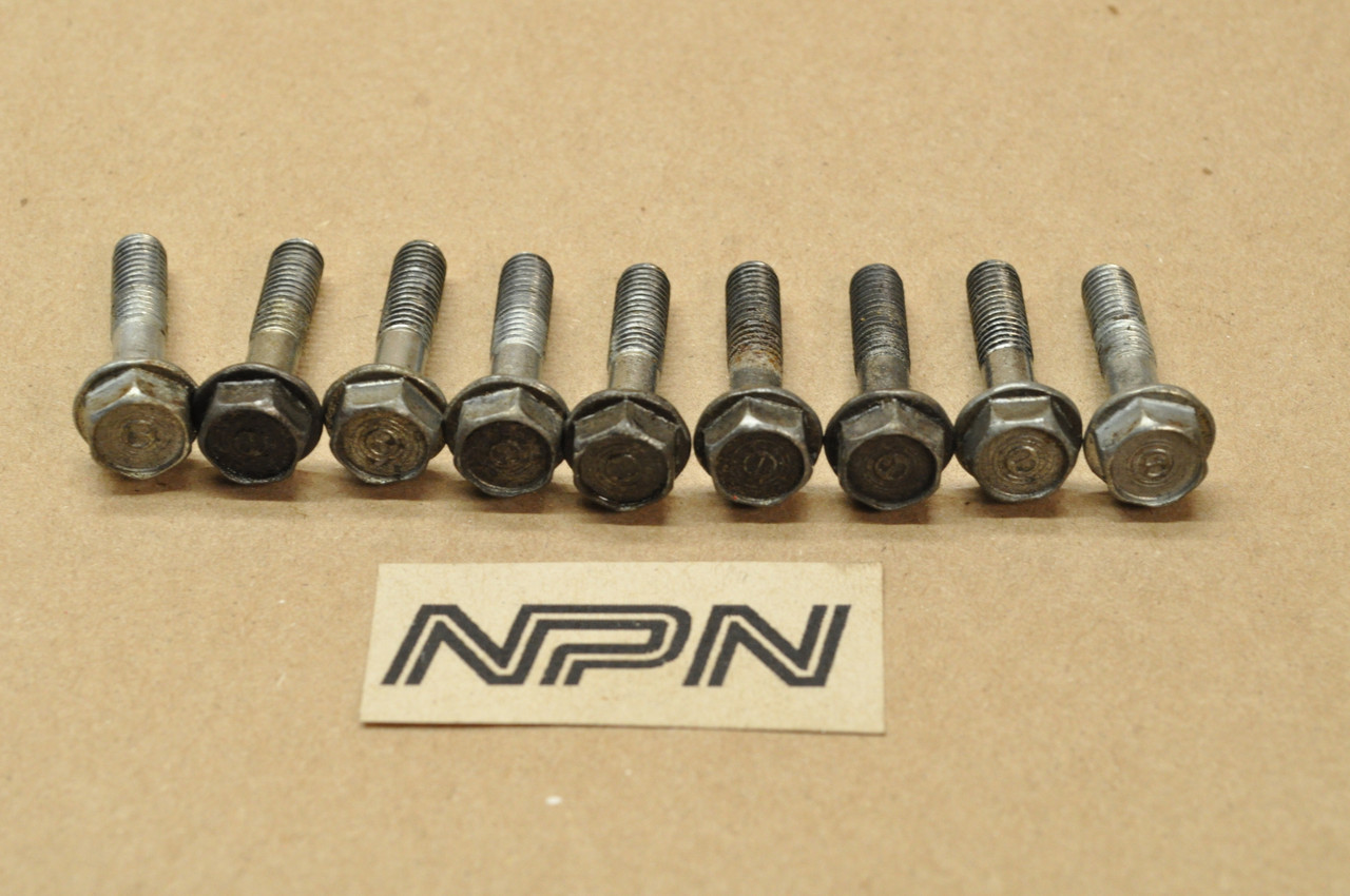 Vtg Used OEM Honda CB350 CB750 CB900 CBX CT70 FL350 XL350 XR250 XR500 Bolt Qty9 95700-06028-00