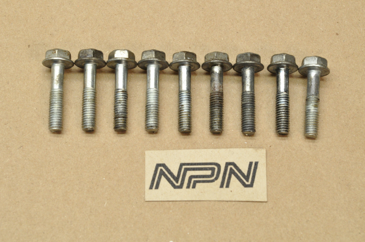 Vtg Used OEM Honda CB350 CB750 CB900 CBX CT70 FL350 XL350 XR250 XR500 Bolt Qty9 95700-06028-00