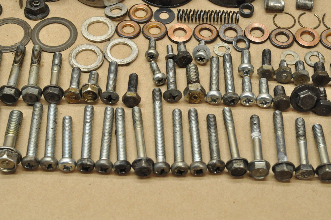 Vintage Used OEM Honda CB350 F Engine Bolt Screw Washer Nut Stud Bearing Hardware Lot