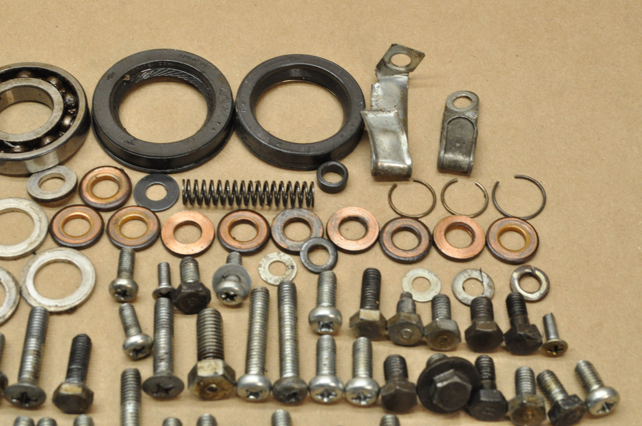 Vintage Used OEM Honda CB350 F Engine Bolt Screw Washer Nut Stud Bearing Hardware Lot