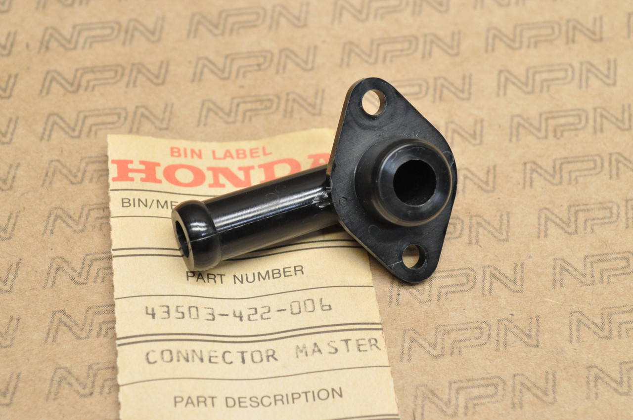 NOS Honda ATC200 CB750 CB900 CBX CX500 VF1100 Cylinder Connector 43503-422-006