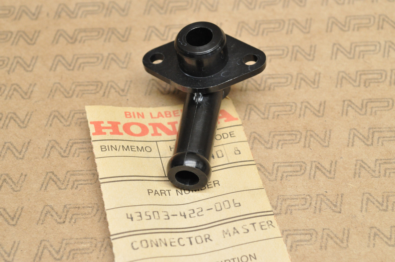 NOS Honda ATC200 CB750 CB900 CBX CX500 VF1100 Cylinder Connector 43503-422-006
