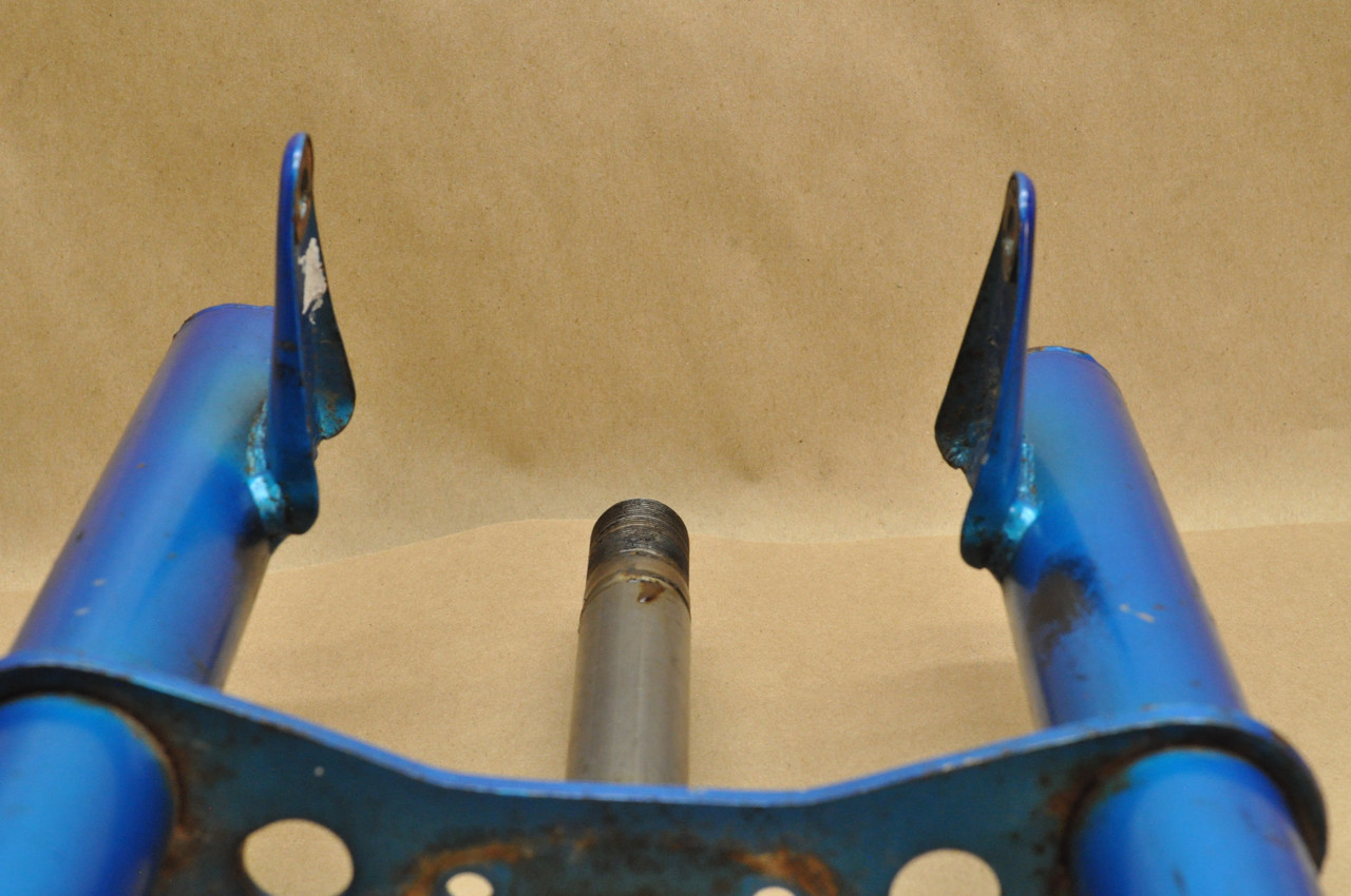 Vintage Used OEM Honda Z50 K5 Front Fork Ear Tube Assembly Candy Blue 51510-120-000 CN
