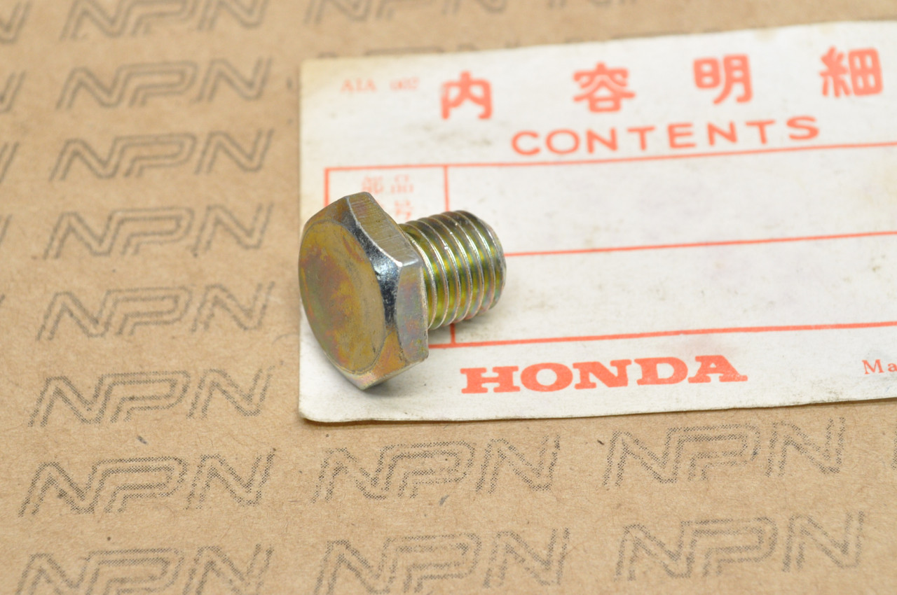 NOS Honda GL1000 Gold Wing XL175 XL250 XL350 Drain Plug Bolt 90107-538-010