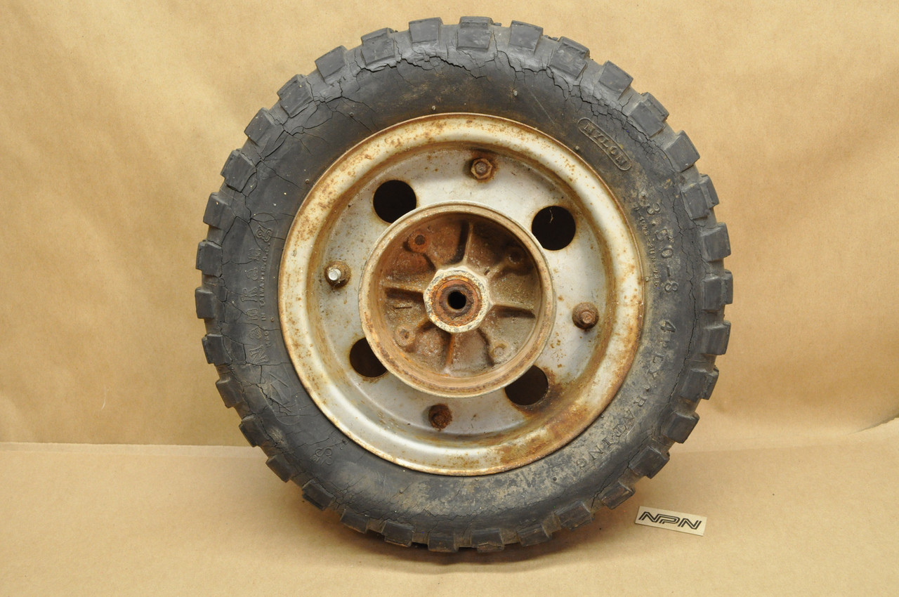 Vtg Used OEM Honda Z50 K5-1978 Z50R 1979 Front Wheel Rim Hub Assembly 44600-045-673 ZB
