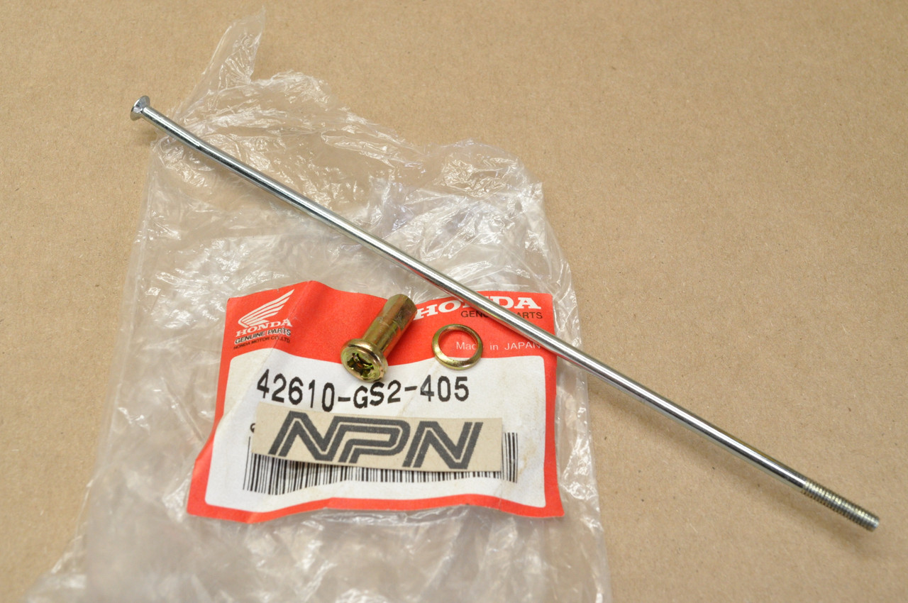 NOS Honda 1992-95 CR80 R Rear Wheel Spoke , Nipple & Washer 42610-GS2-405