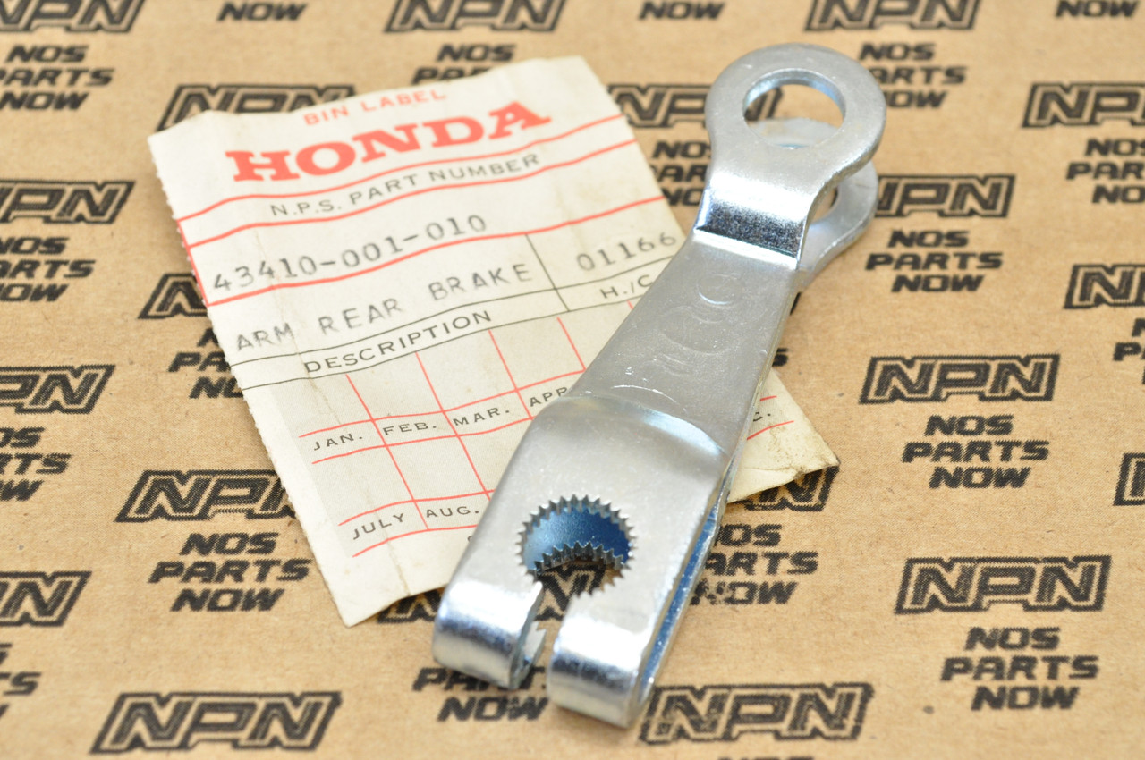 NOS Honda CA100 C100 CA102 C102 CA105 C105 T Rear Brake Arm 43410-001-010